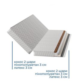 Матрац-книжка Люкс латекс кокос 80/160*200